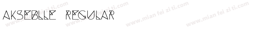 Akseblle Regular字体转换